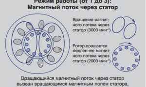 Где находятся полюсы катушек ротора