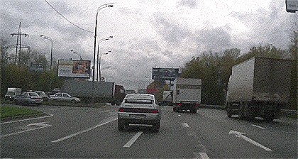Советы начинающим водителям — как избегать аварийных ситуаций Авария, Для начинающих, Авто, Гифка, Длиннопост