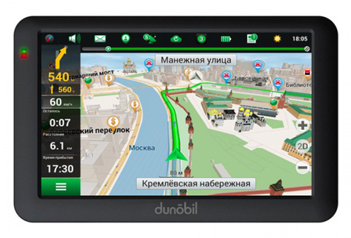 Dunobil Modern 5.0 – лучший GPS-навигатор рейтинга 2016 года относительно цены-качества