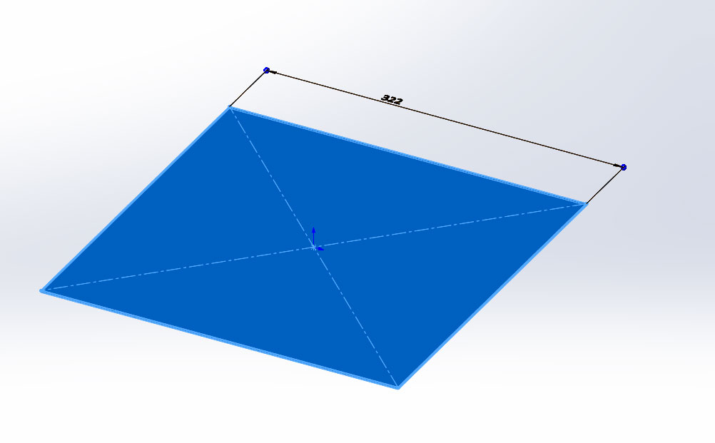 Создание детали из листового металла в SolidWorks