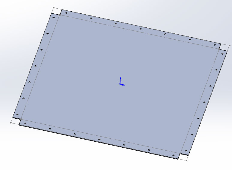 Создание детали из листового металла в SolidWorks