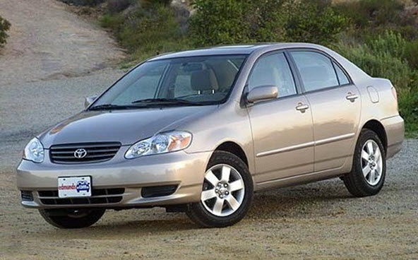 Автомобиль Тойота Королла Седан 2002 – 2005 гг.