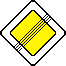 Знак 2.2 Конец главной дороги