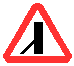Знак 2.3.7 Примыкание второстепенной дороги
